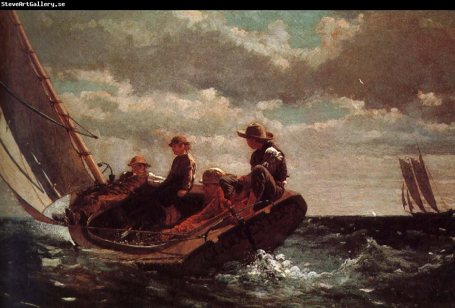 Winslow Homer Wind sail